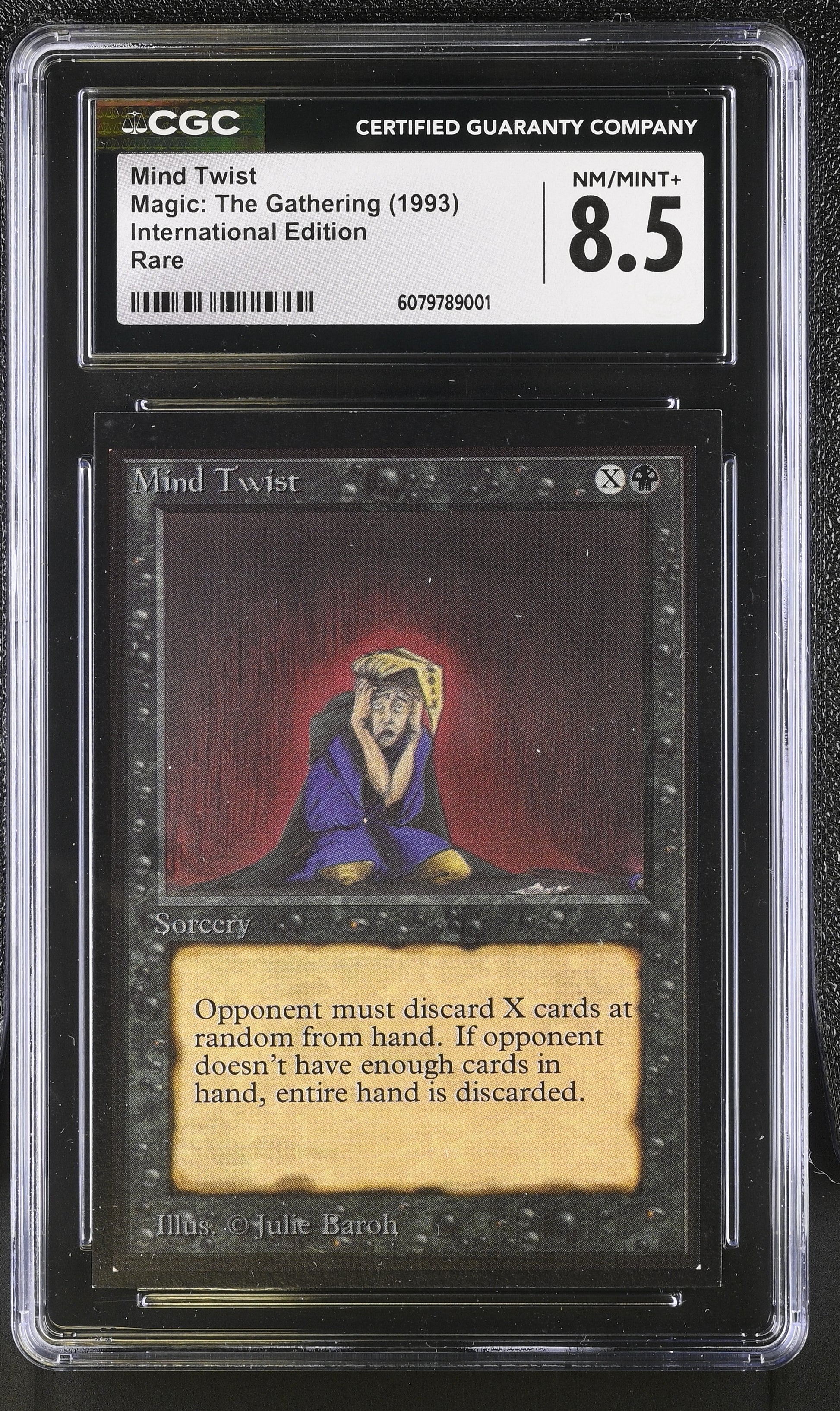 MTG Mind Twist – International Edition – CGC 8.5 – Vintage Magic Card