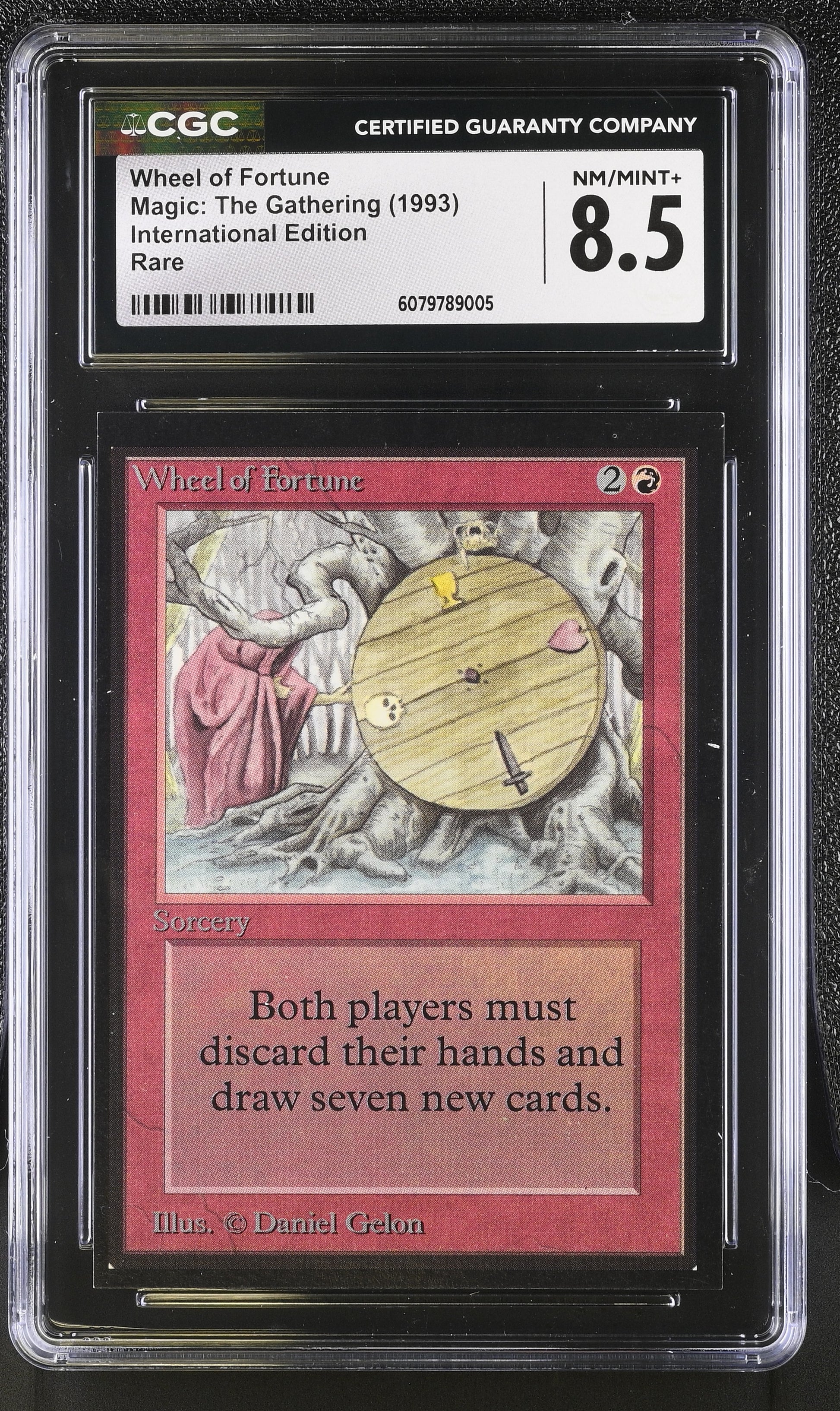 MTG Wheel of Fortune – International Edition – CGC 8.5 – Vintage Magic Card