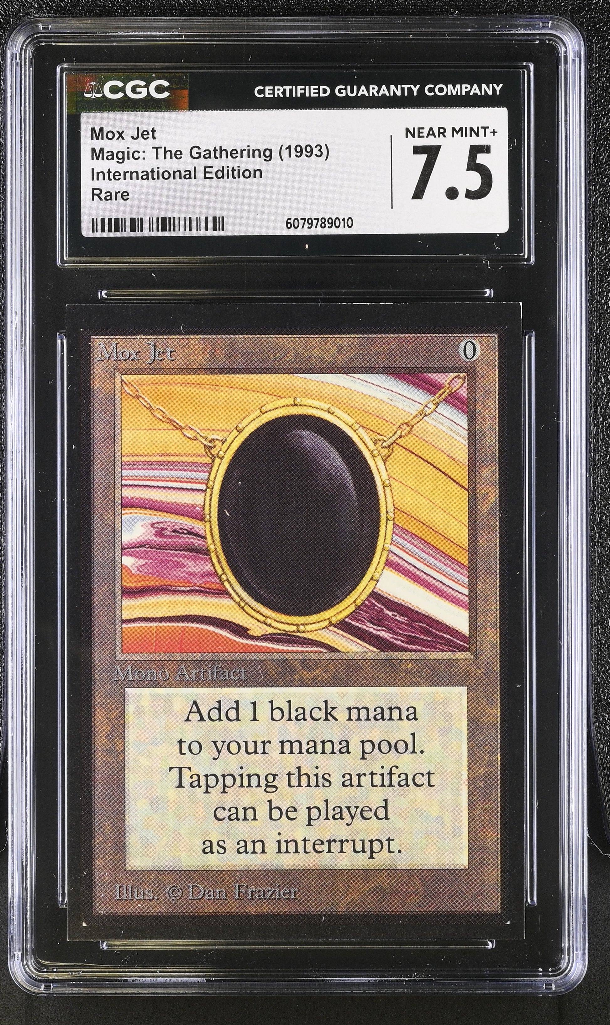 MTG Mox Jet – International Edition – CGC 7.5 (Power Nine)