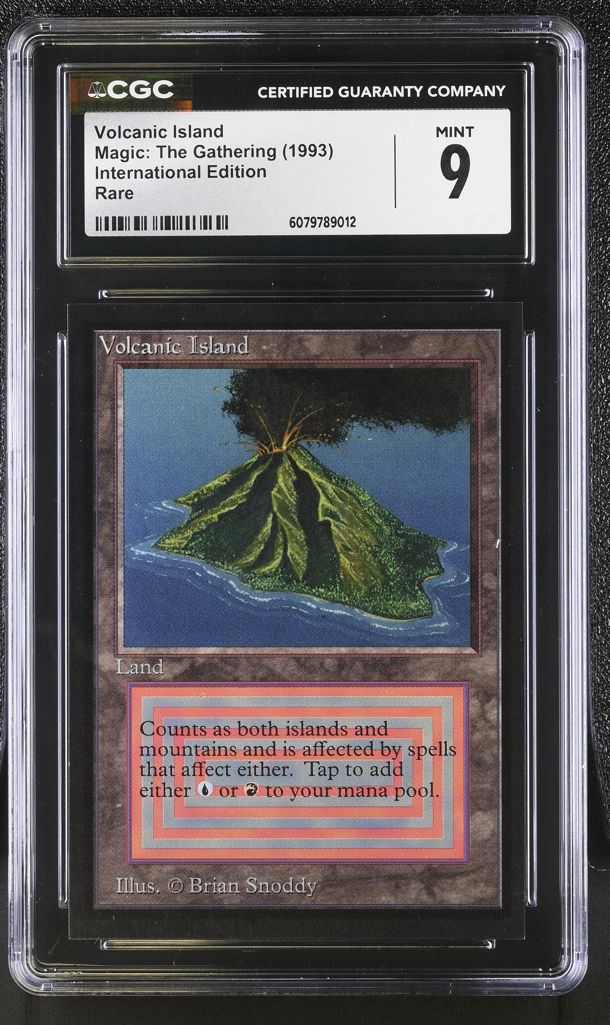 MTG Volcanic Island – International Edition – CGC 9 – Dual Land
