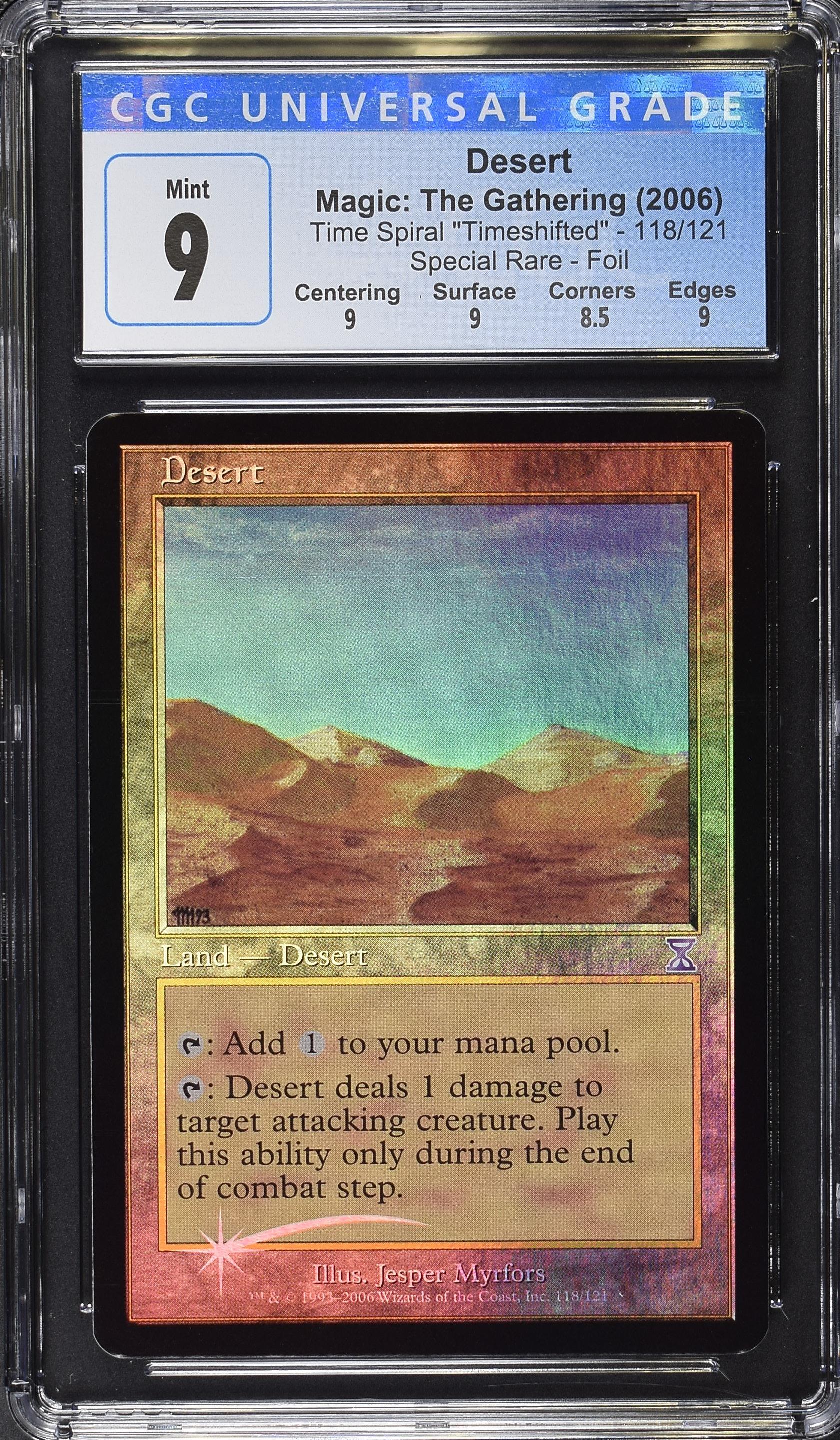 2006 MTG Desert – Time Spiral “Timeshifted” Foil – CGC 9 Mint