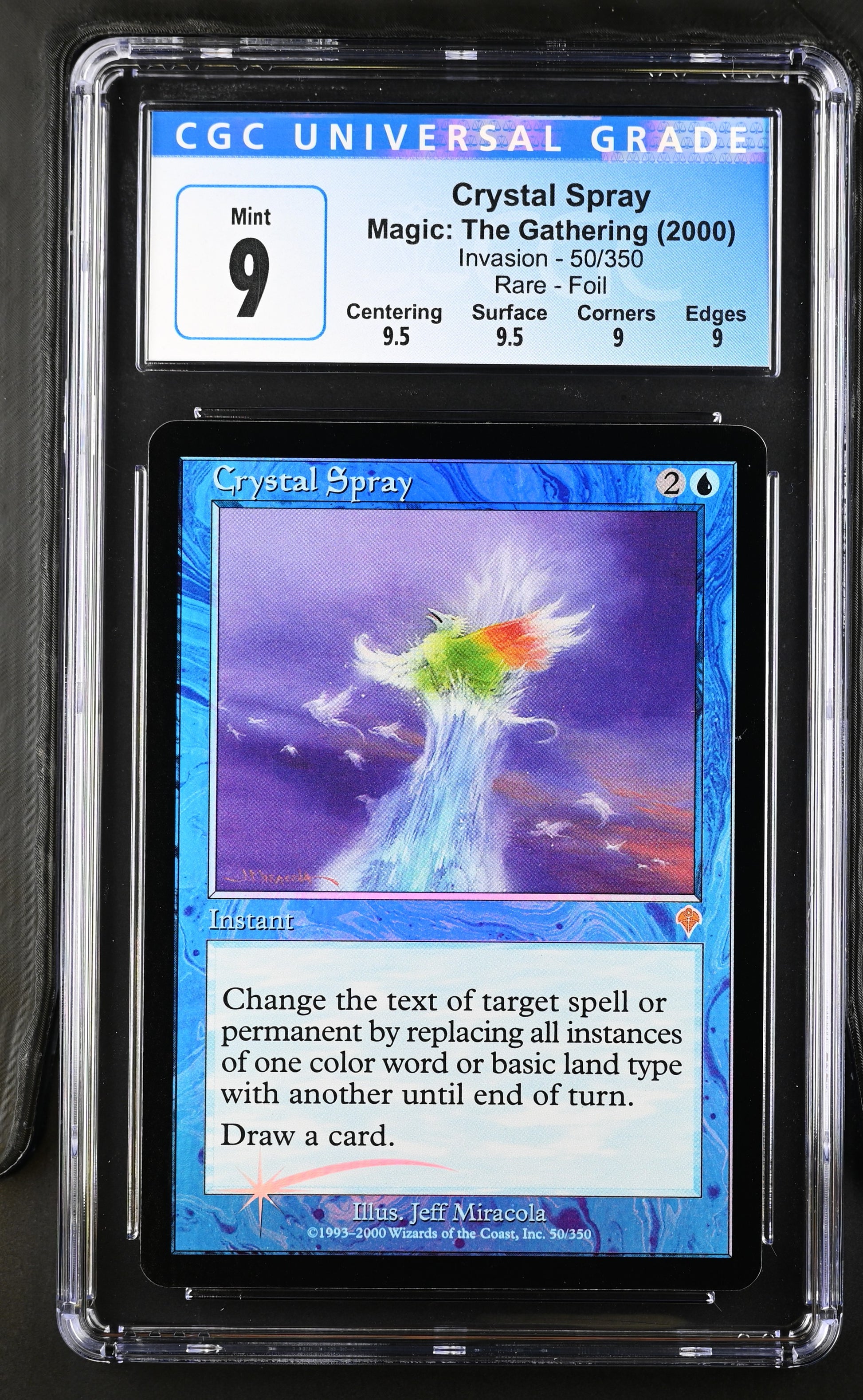 2000 MTG Crystal Spray – Invasion Foil – CGC 9 Mint