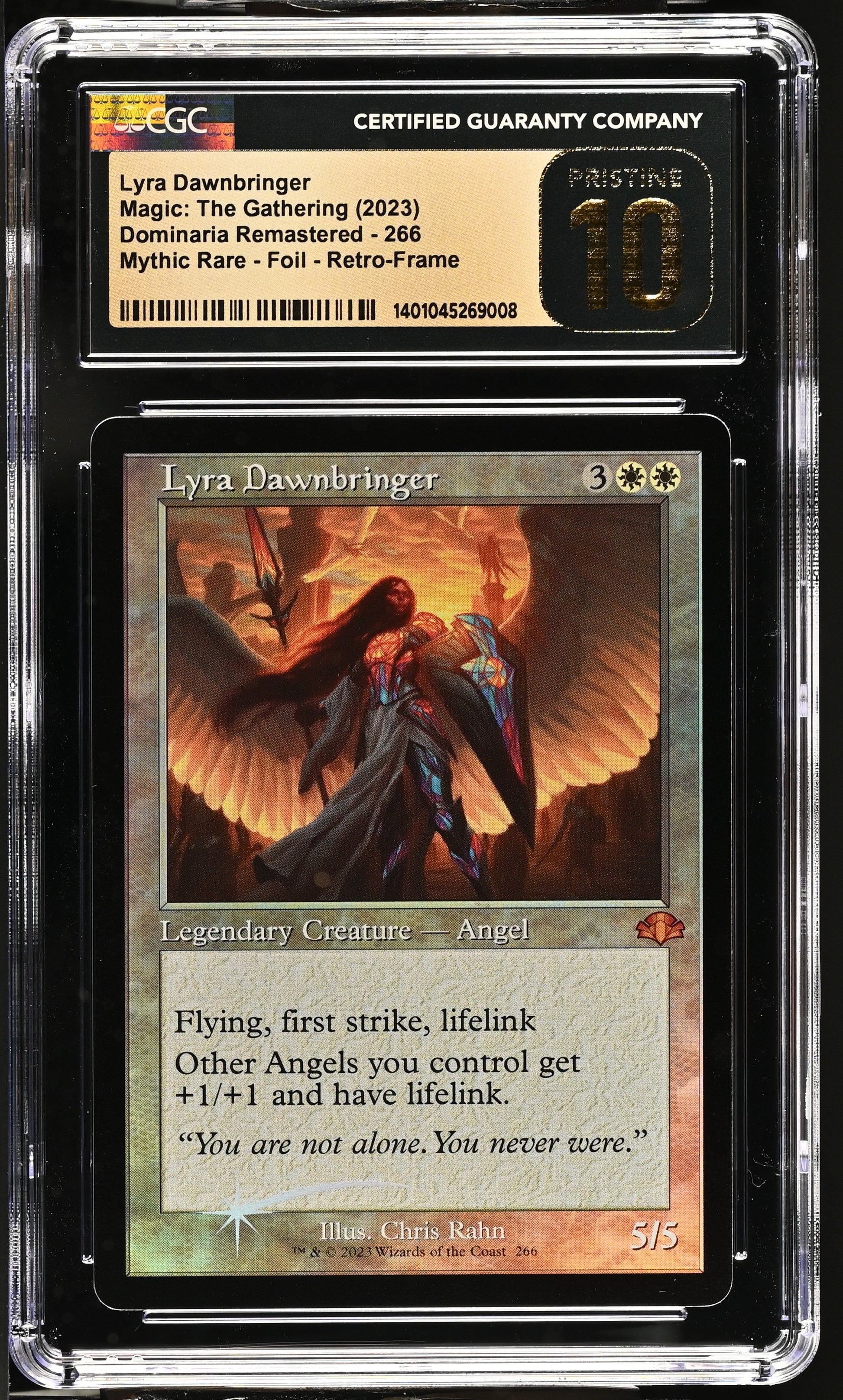 2023 MTG Lyra Dawnbringer – Retro Frame Foil (Dominaria Remastered) – CGC 10 Pristine