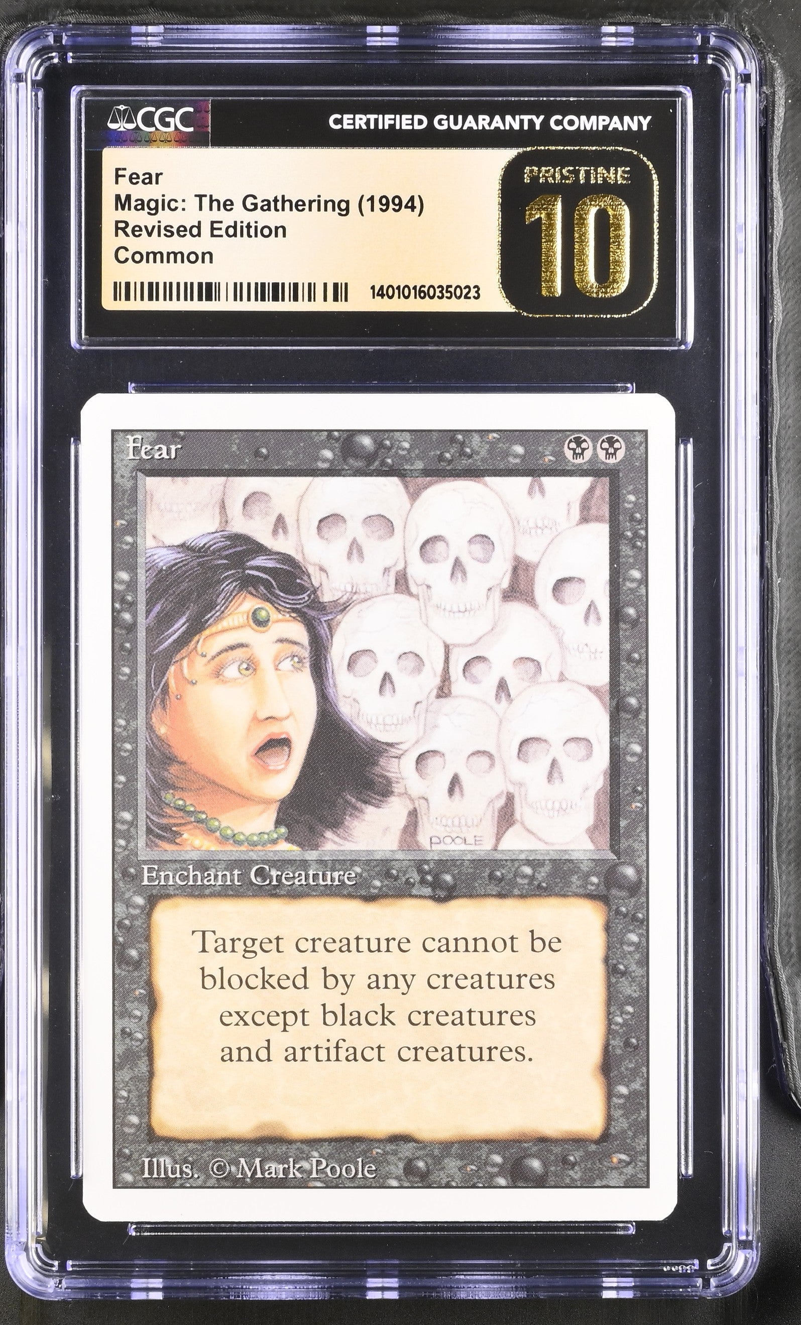 1994 MTG Revised Fear #111 – CGC 10 Pristine