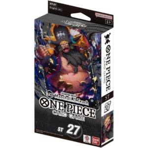 One Piece card game packaging with character illustration on a white background