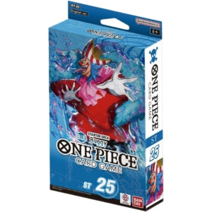 One Piece card game packaging with colorful character illustration on a white background