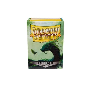 Dragon Shield card protector packaging with a green dragon illustration on a white background