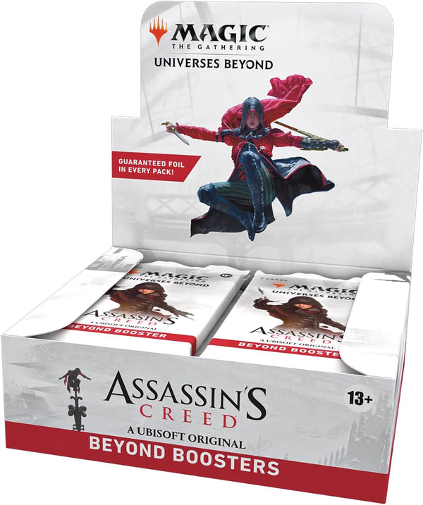 Magic: The Gathering - Assassin’s Creed Beyond Booster Box | 24 Beyond Boosters (7 Cards in Each Pack) | Collectible Trading Card Game for Ages 13+