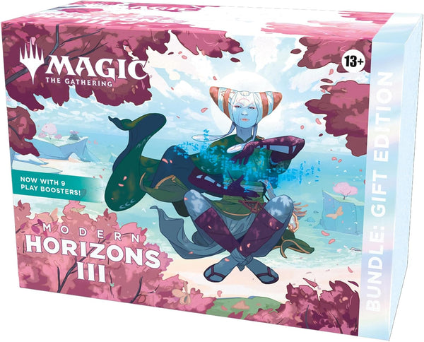 Magic: The Gathering Modern Horizons 3 Bundle: Gift Edition – Deluxe Bundle with 1 Collector Booster, 9 Play Boosters, Full-Art Lands + Exclusive Accessories