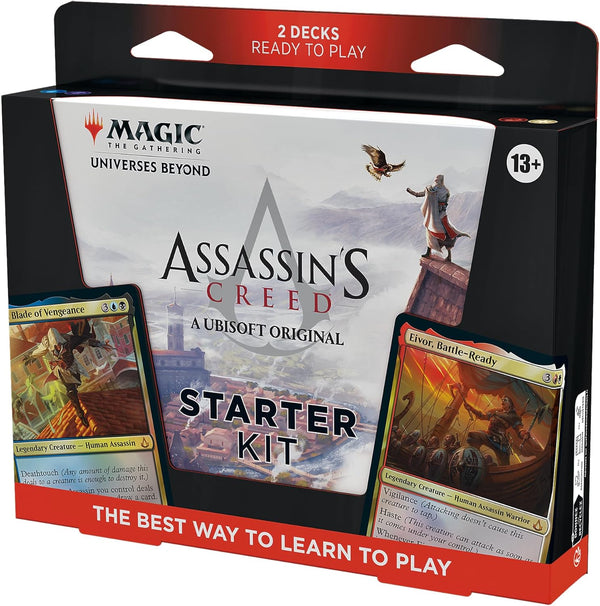 Magic: The Gathering - Assassin’s Creed Starter Kit | Learn to Play Magic with 2 Assassin’s Creed-Themed Decks | 2 Player Collectible Card Game for Ages 13+