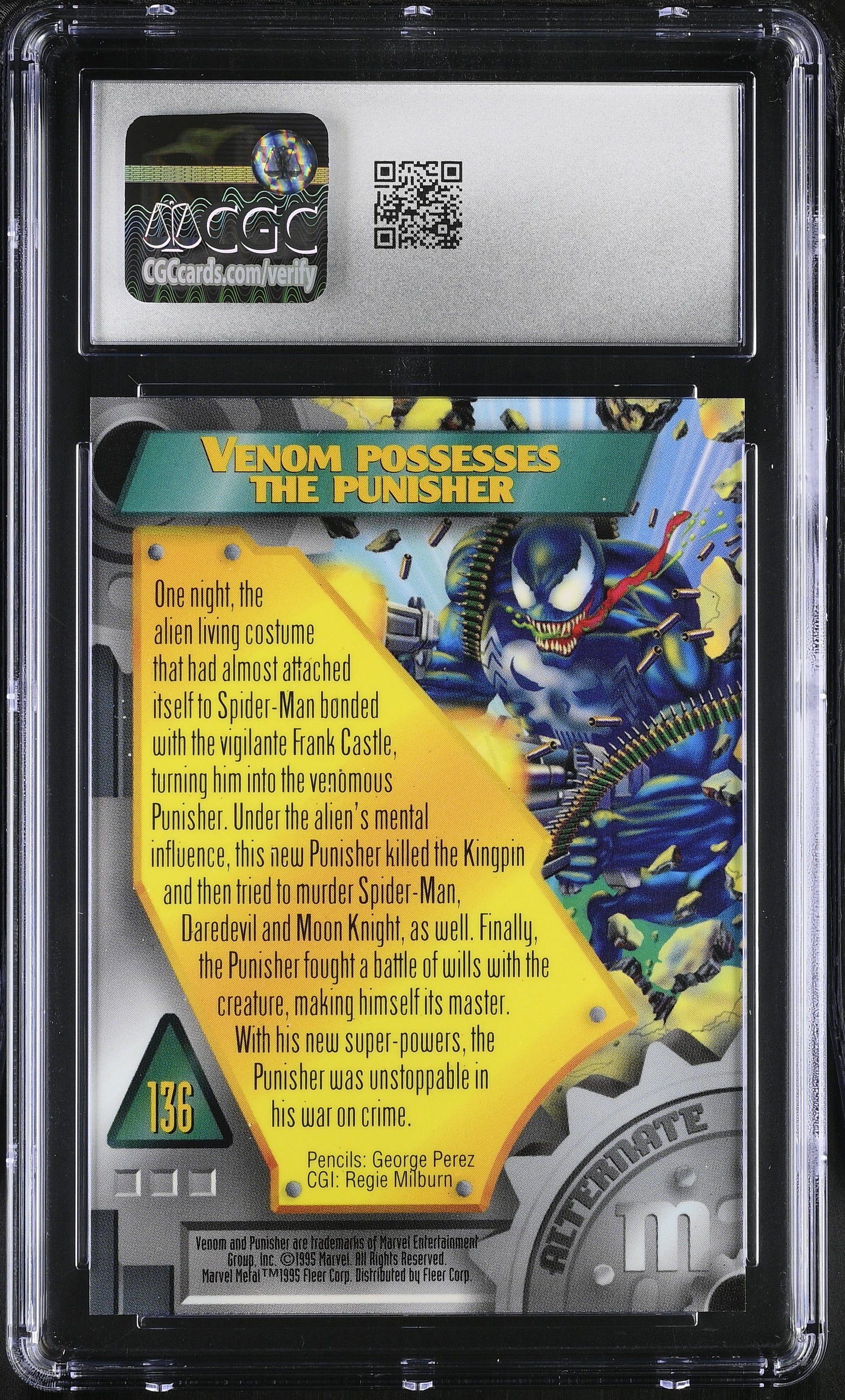 Venom #136 – Marvel 1995 Metal – CGC 10 Gem Mint
