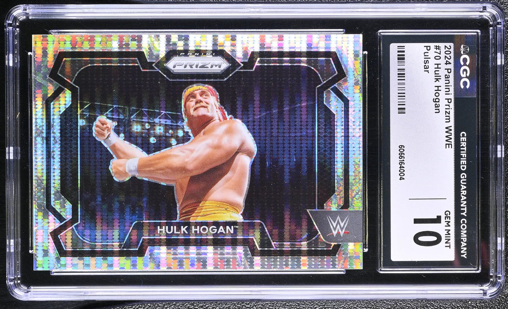 2024 Panini Prizm WWE #70 Hulk Hogan – Pulsar Parallel – CGC 10 Gem Mint