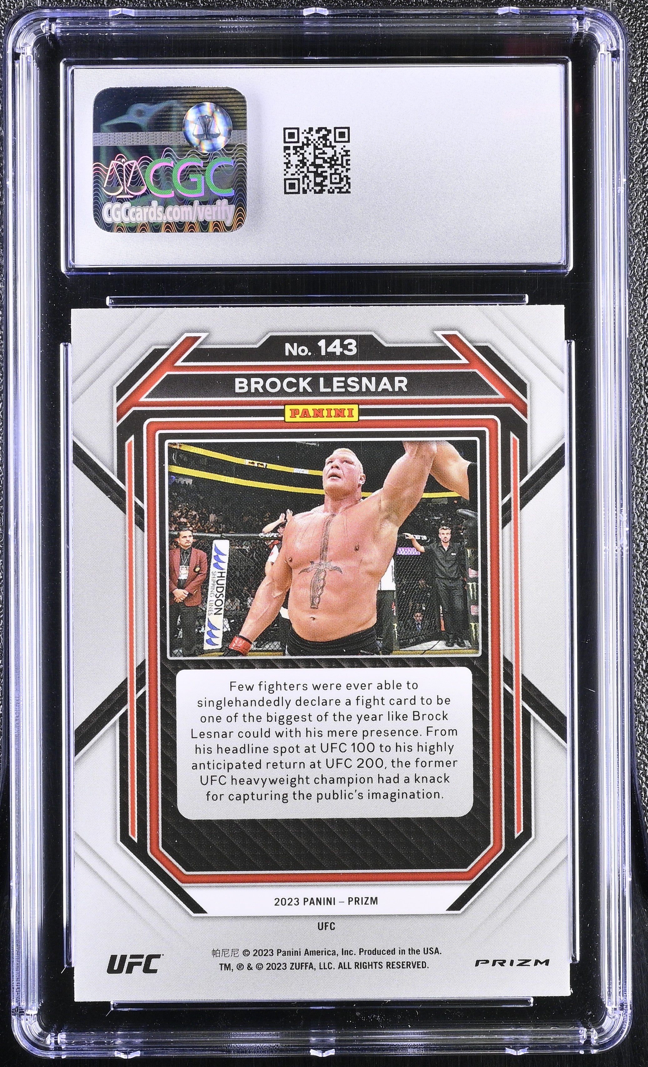 UFC　ドミニク・クルーズ　ブラックプリズム　メモラビリアカード　psa9 UFC ドミニク・クルーズ ブラックプリズム メモラビリアカード