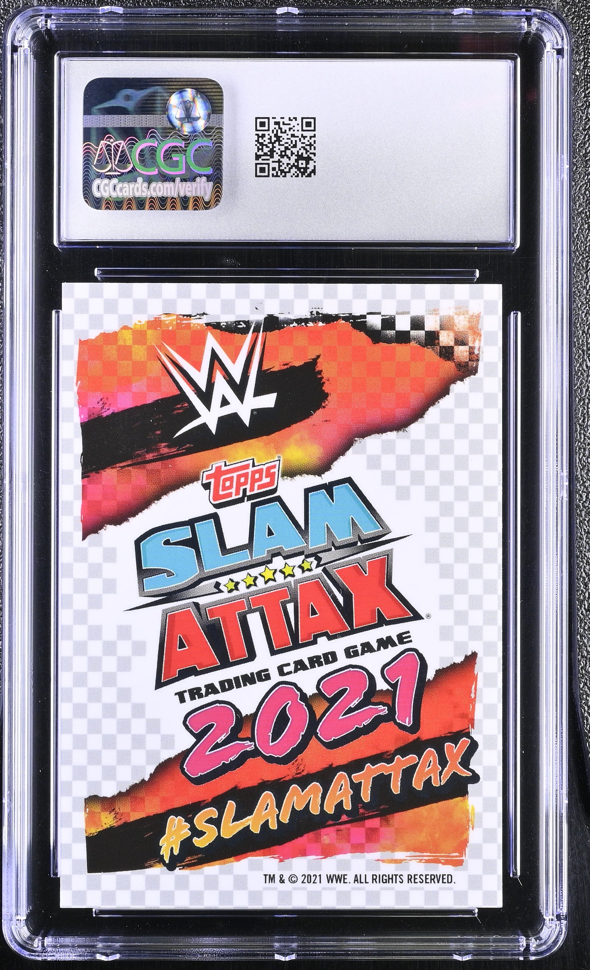 The Undertaker [Speckle] #122 – 2021 Topps Slam Attax Chrome WWE – CGC 10 Gem Mint