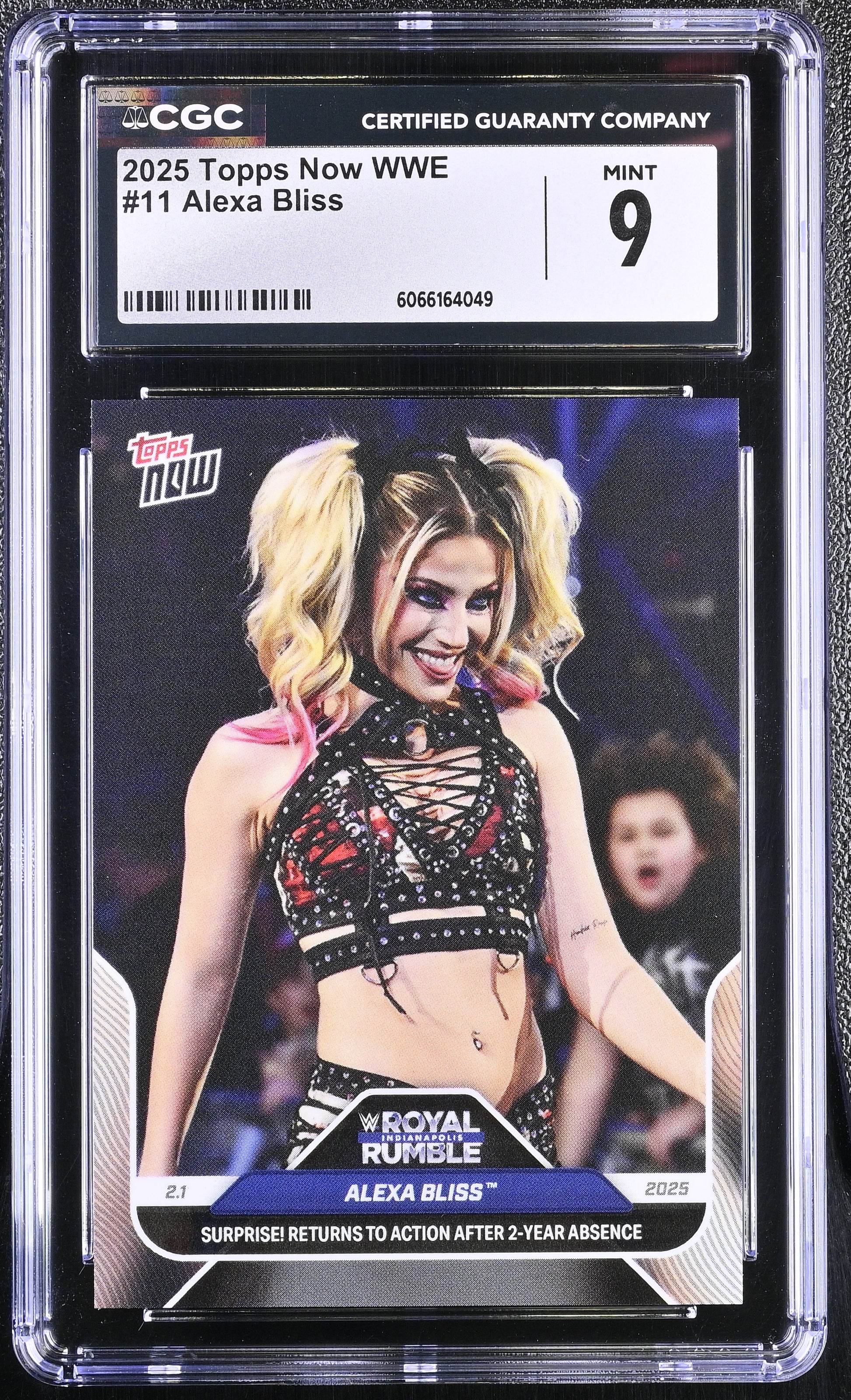 2025 Topps Now WWE #11 Alexa Bliss – CGC 9 Mint