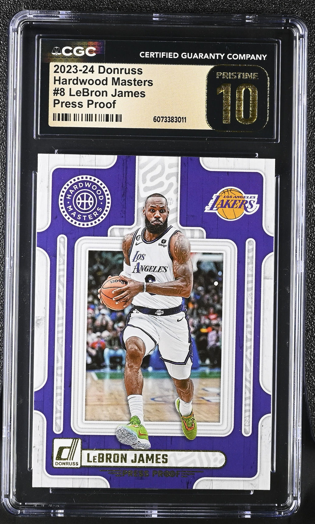 Shop 2023-24 Donruss Hardwood Masters LeBron James Press Proof – CGC 10 Pristine. Elite insert of the King in flawless graded slab.