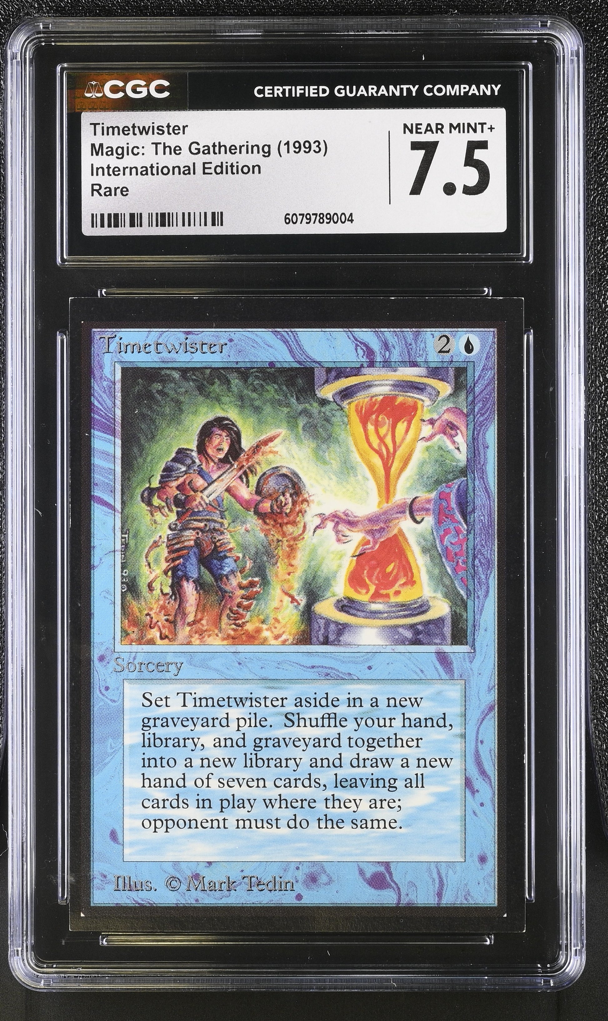 MTG Timetwister – International Edition – CGC 7.5 (Power Nine)