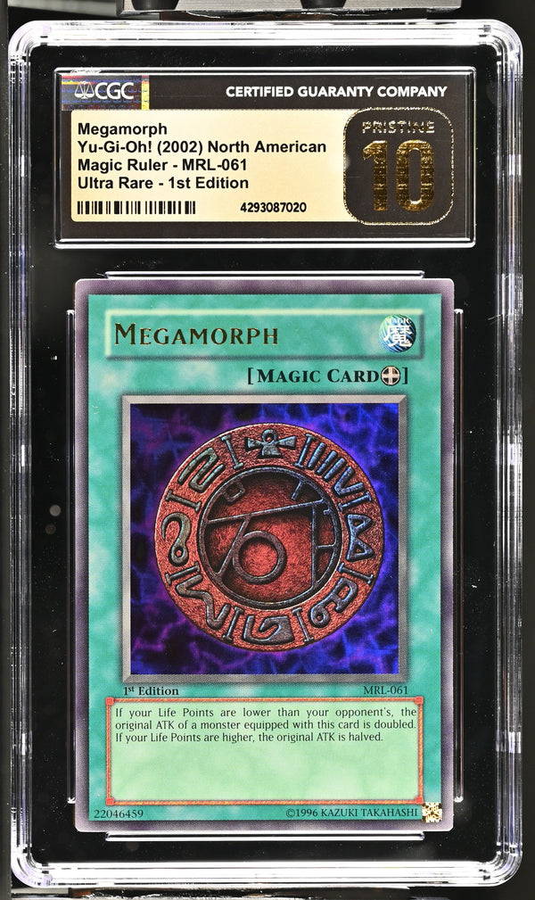 Yu-Gi-Oh! Magic Ruler Megamorph 1st Edition CGC Pristine 10