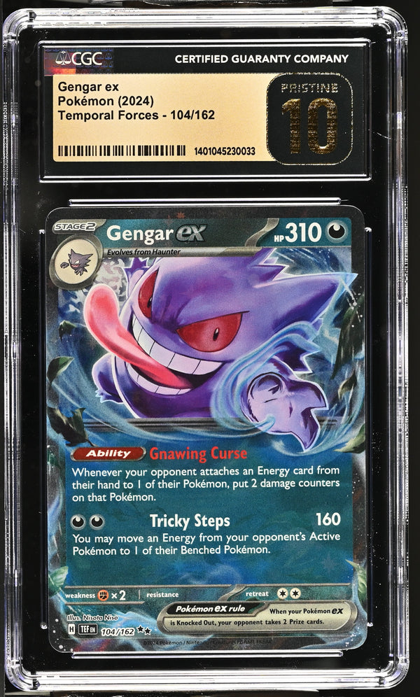 Gengar EX Temporal Forces 104/162 CGC Pristine 10