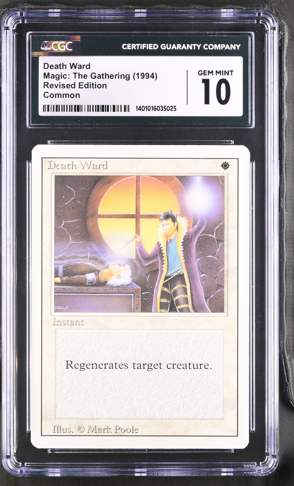 Magic: The Gathering Revised Death Ward CGC 10