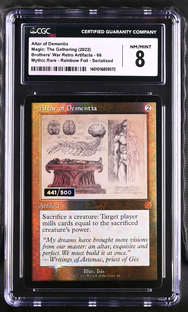 Magic: The Gathering Brothers' War Retro Artifacts Foil - Serialized CGC 8