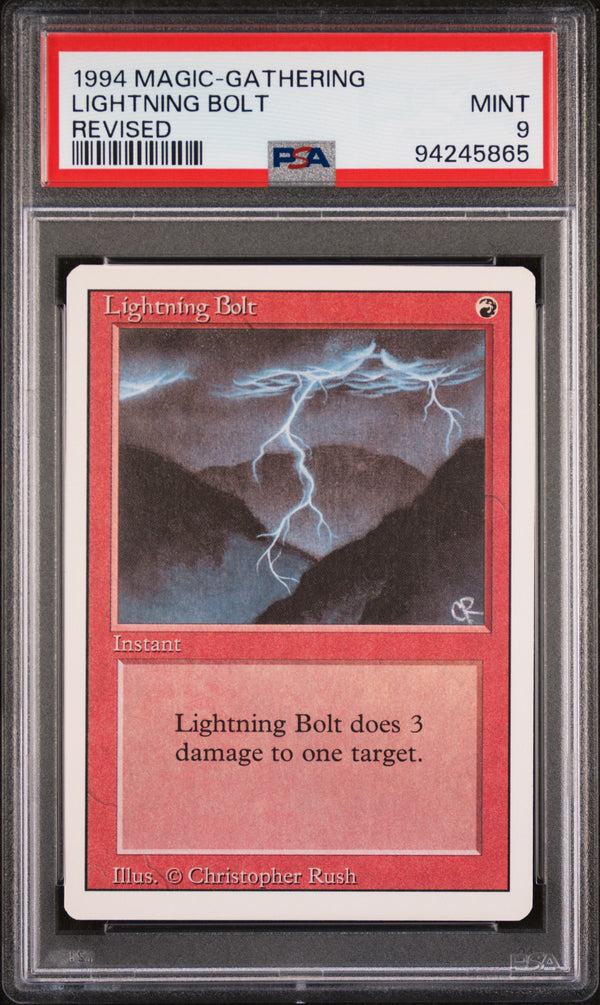 LIGHTNING BOLT REVISED PSA 9