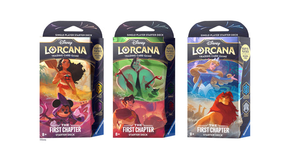 Lorcana TCG: The First Chapter Starter Deck Set Bundle