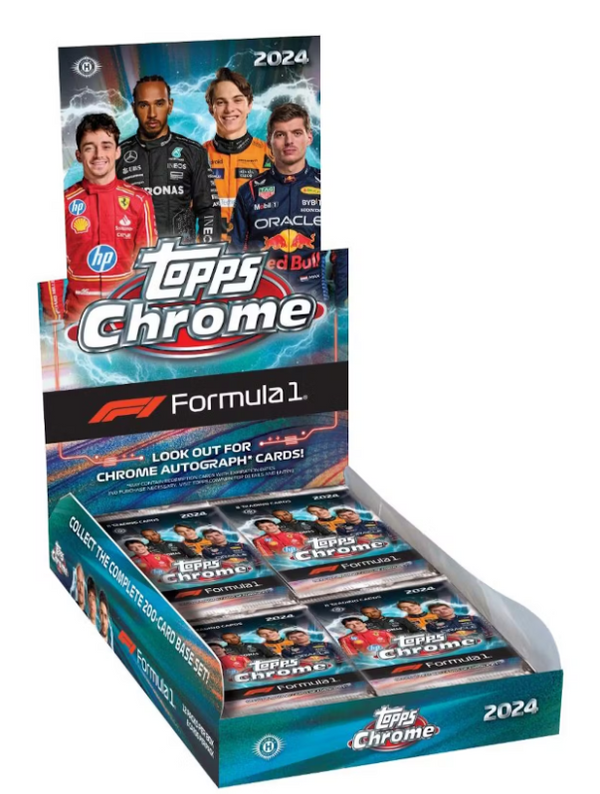 2024 Topps Chrome F1 Formula 1 Hobby Box (Presell 11/24)