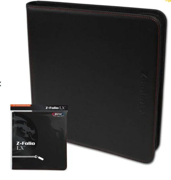 Z-Folio 12-Pocket LX Album - Black