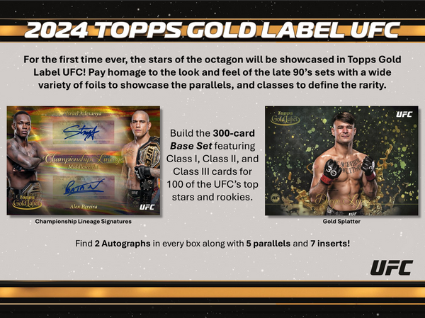 2024 Topps Gold Label UFC Hobby Box