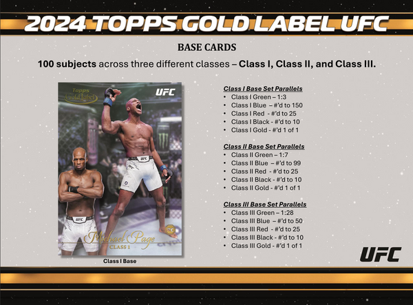 2024 Topps Gold Label UFC Hobby Box