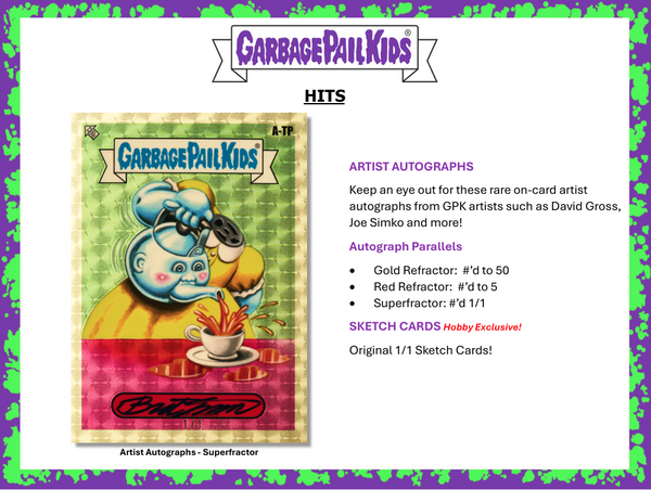 2024 Topps Garbage Pail Kids Chrome Series 7 Hobby Box