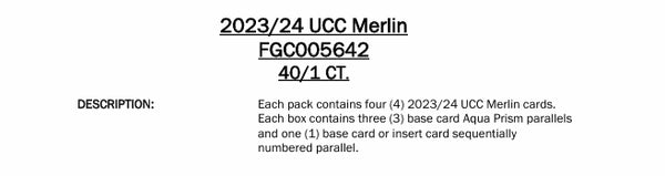 2023-24 Topps Merlin UEFA Club Competitions - Value Box