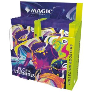 Collectible card game booster pack with colorful design and 'Magic: The Gathering' branding.