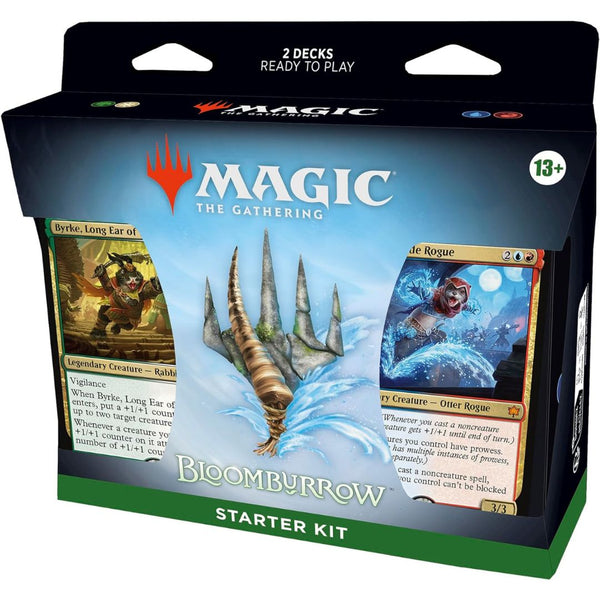 Magic: The Gathering - Bloomburrow Starter Kit | Learn to Play Magic with 2 Bloomburrow-Themed Decks | 2 Player Collectible Card Game for Ages 13+