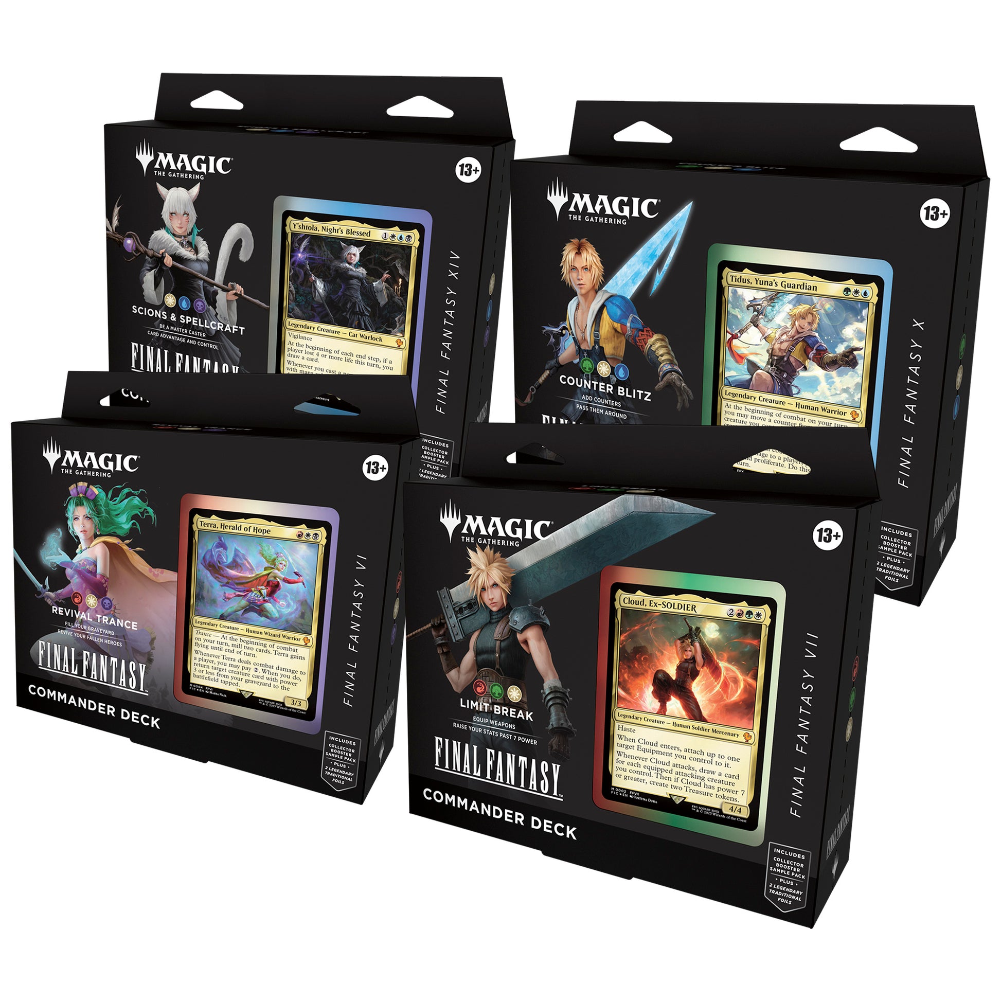Final Fantasy Commander Deck Display