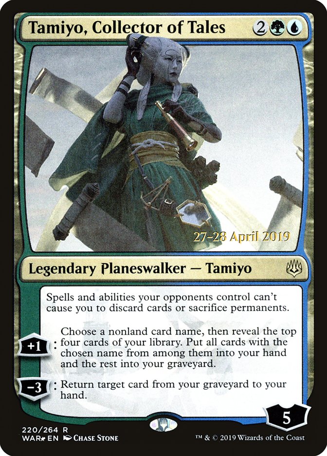 Tamiyo, Collector of Tales  [War of the Spark Prerelease Promos]