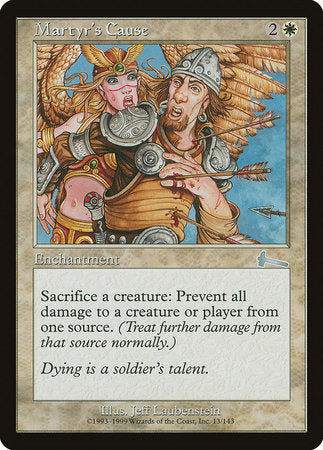 Martyr's Cause [Urza's Legacy]