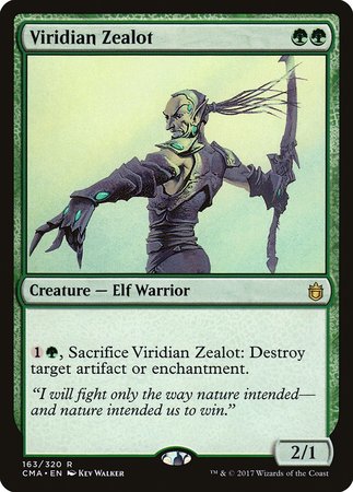 Viridian Zealot [Commander Anthology]