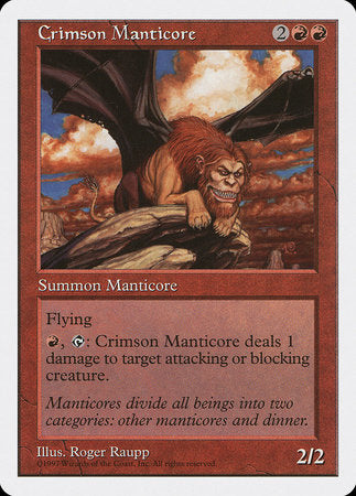 Crimson Manticore [Fifth Edition]