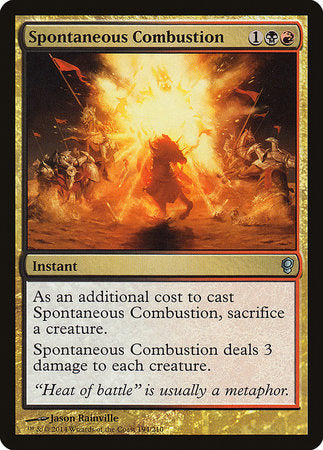 Spontaneous Combustion [Conspiracy]