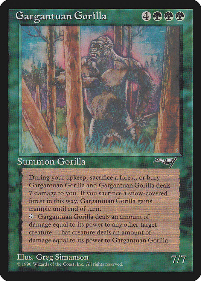 Gargantuan Gorilla [Alliances]