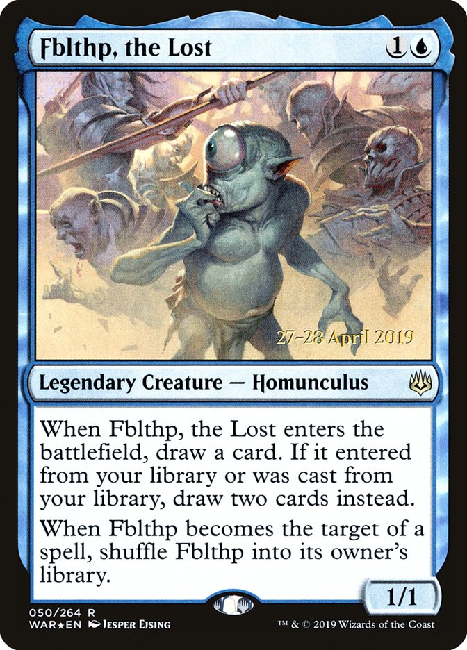 Fblthp, the Lost  [War of the Spark Prerelease Promos]